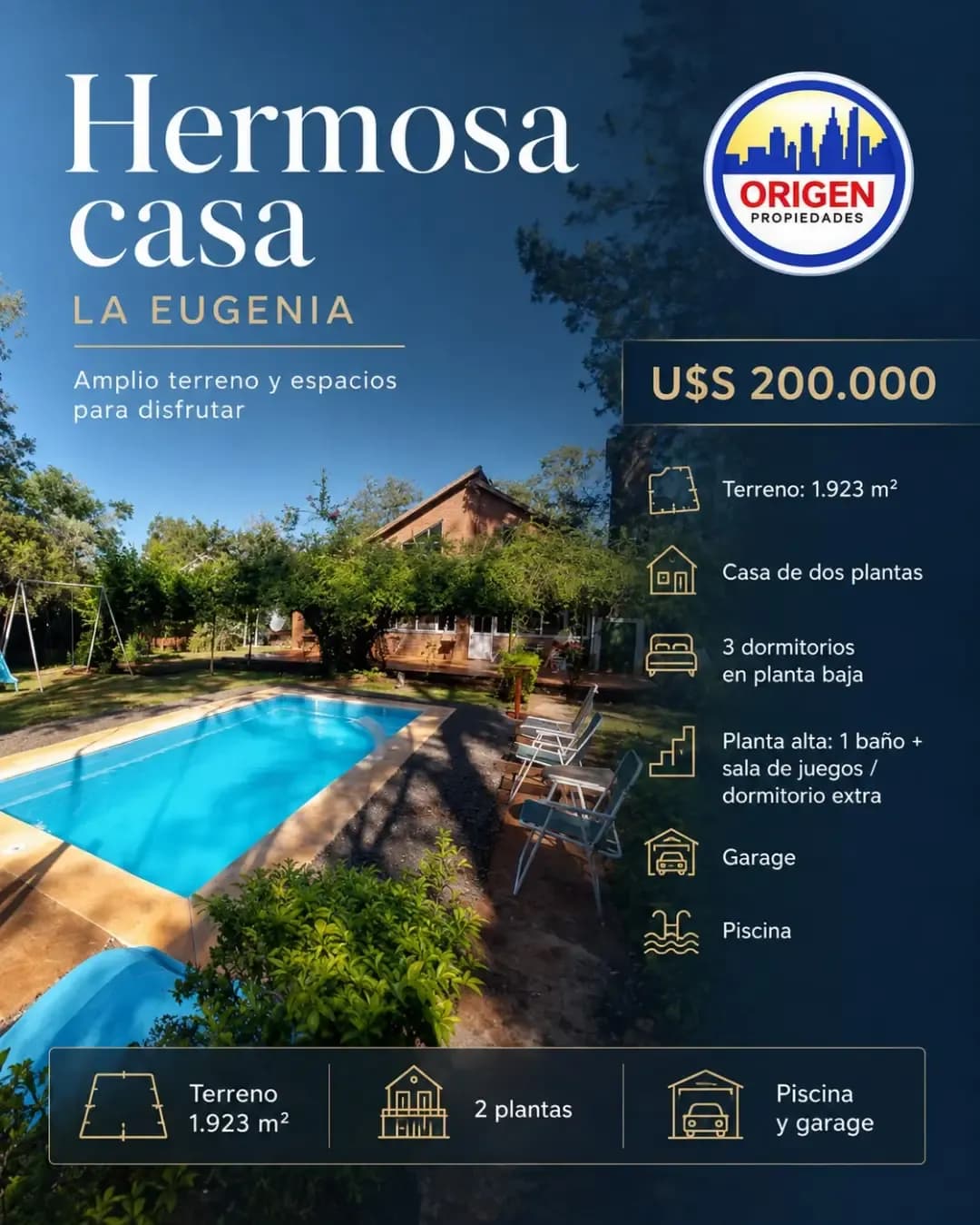 Casa en Country La Eugenia