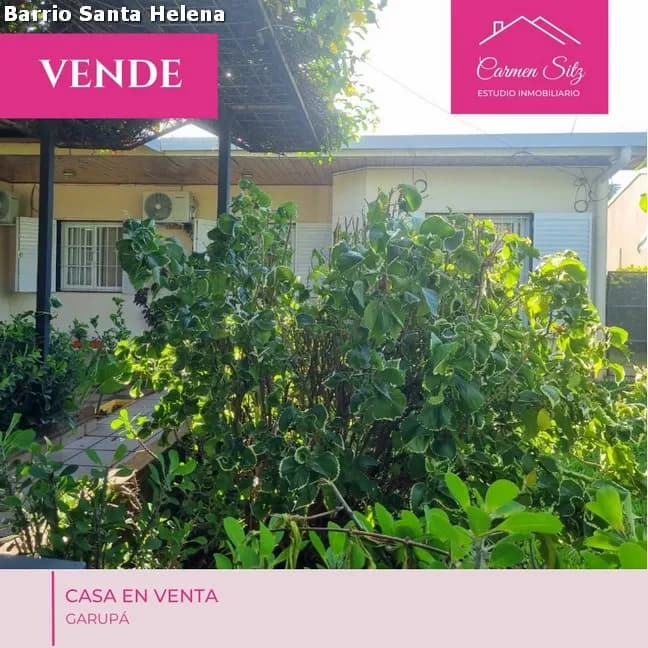 Casa en venta con jardín