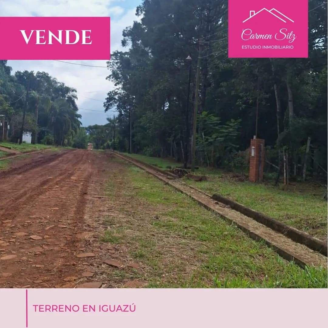 Terreno en venta rodeado de vegetación