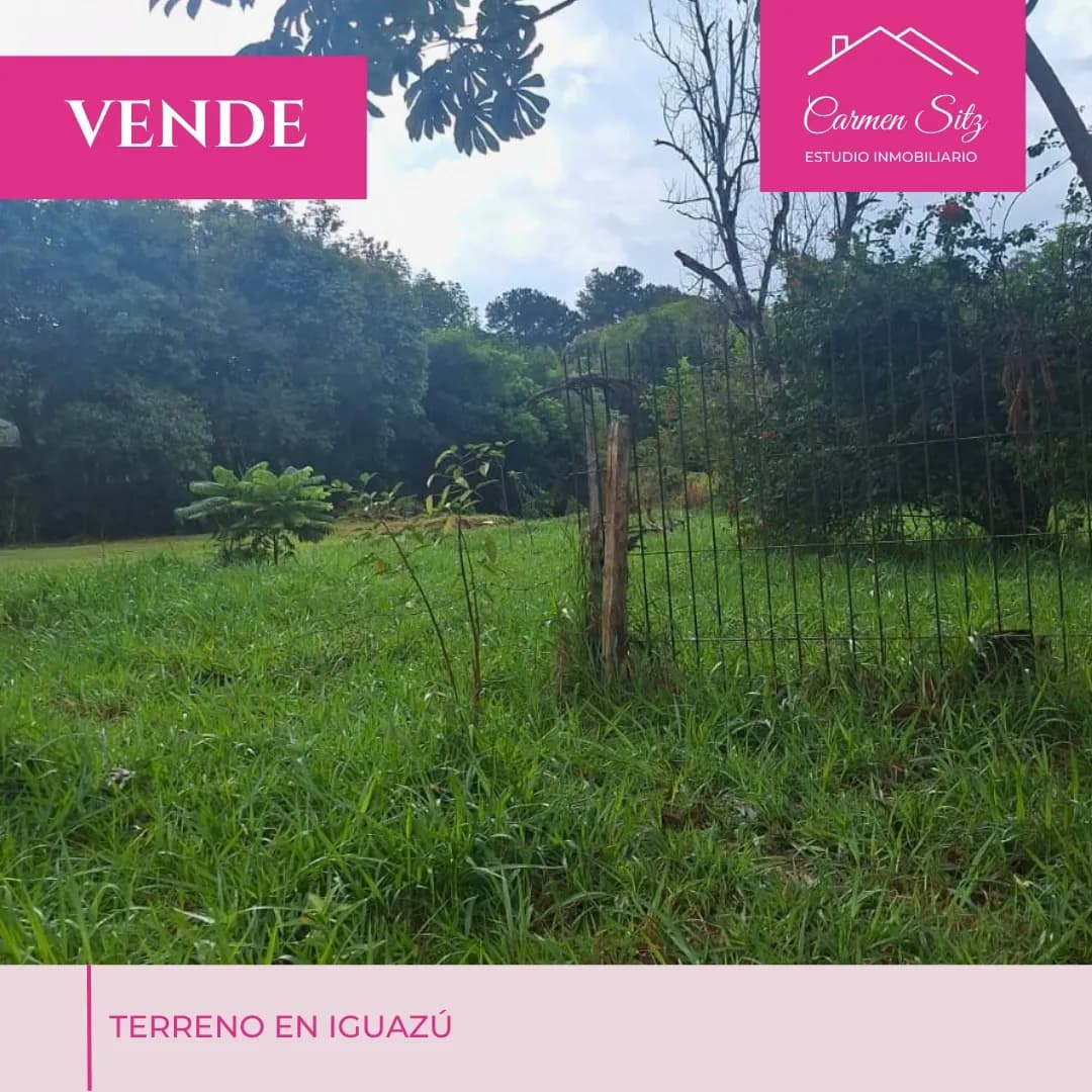Terreno verde en venta en Iguazú