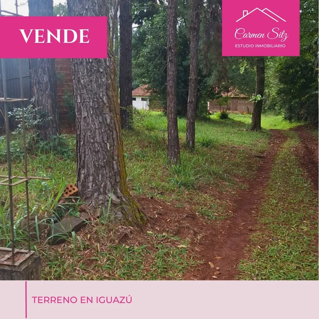 Terreno arbolado en venta en Iguazú