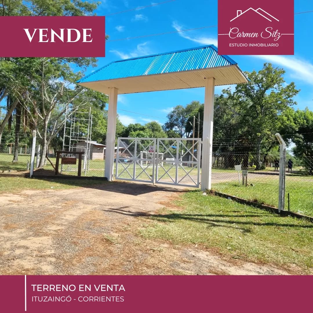Terreno en venta con portón