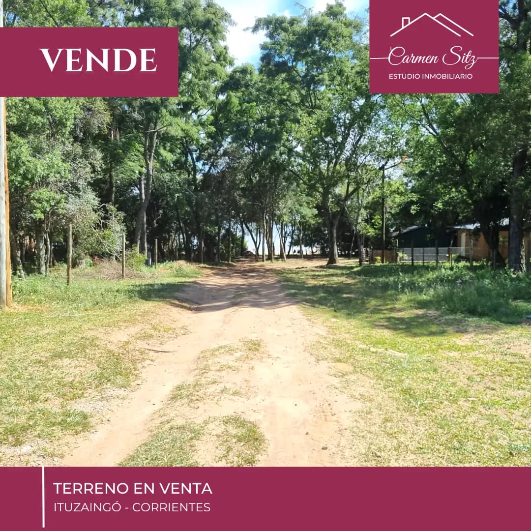 Terreno arbolado en Ituzaingó, Corrientes