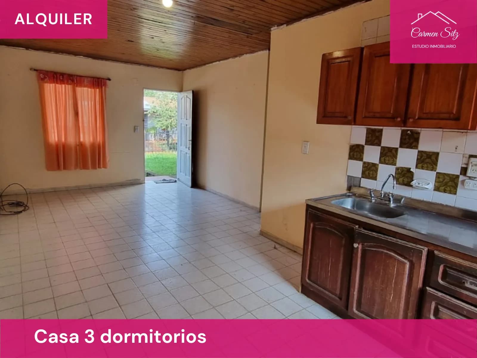 Casa en alquiler con cocina integrada