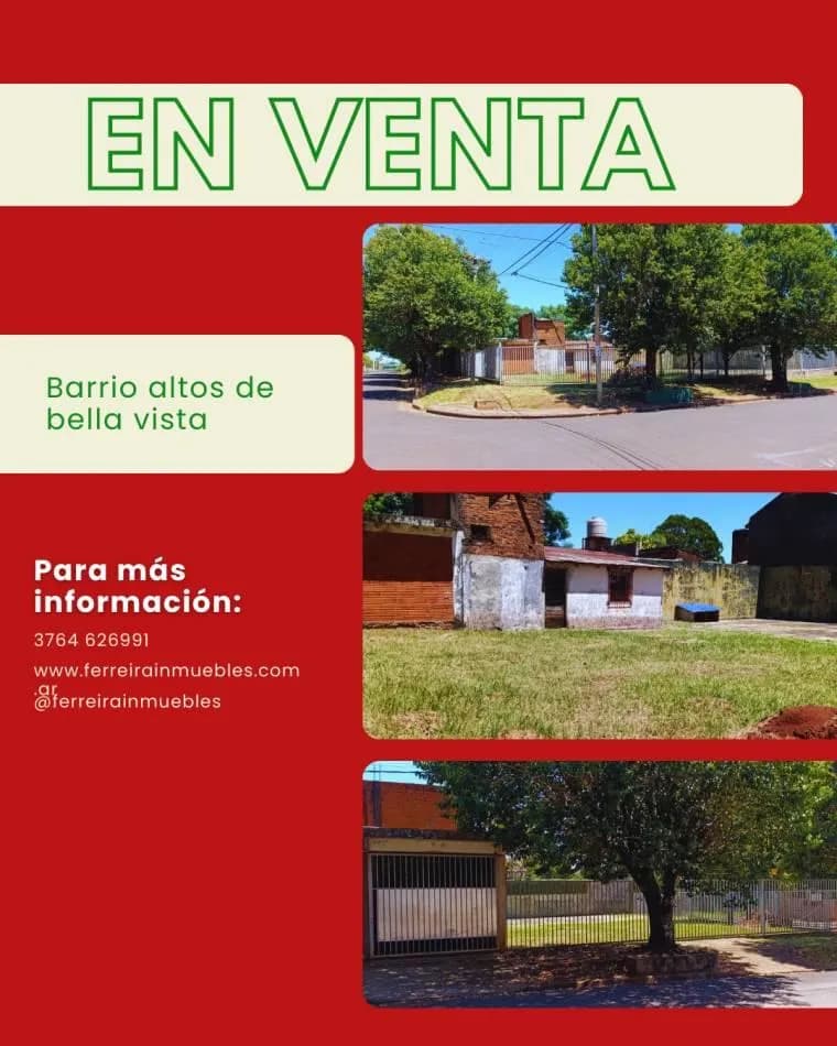 Folleto inmobiliario de propiedad en venta
