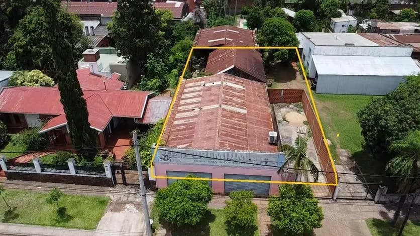 Vista aérea de propiedad comercial