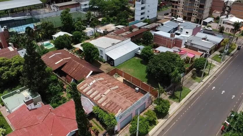 Vista aérea de zona residencial