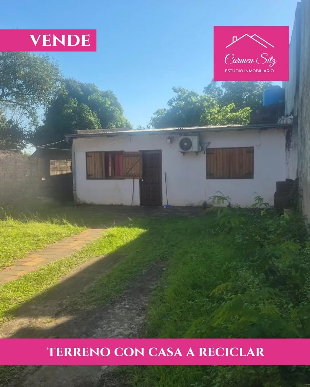 Terreno con casa a reciclar