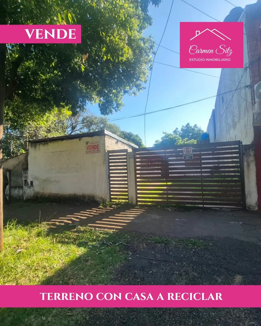 Terreno con casa a reciclar