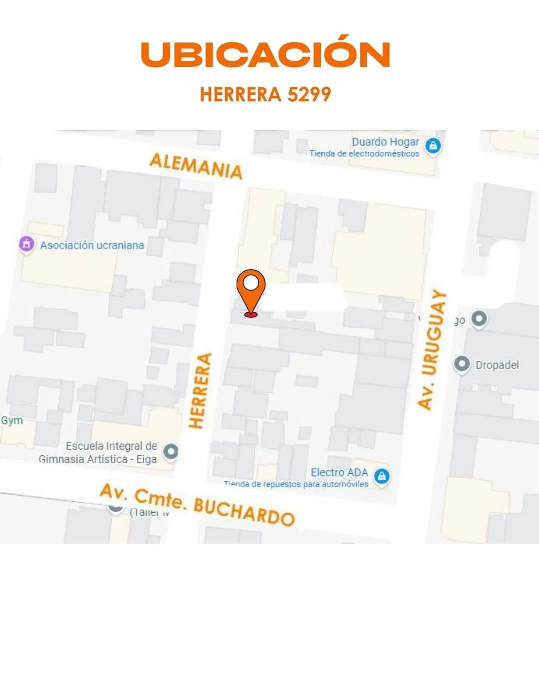 Mapa de ubicación del inmueble