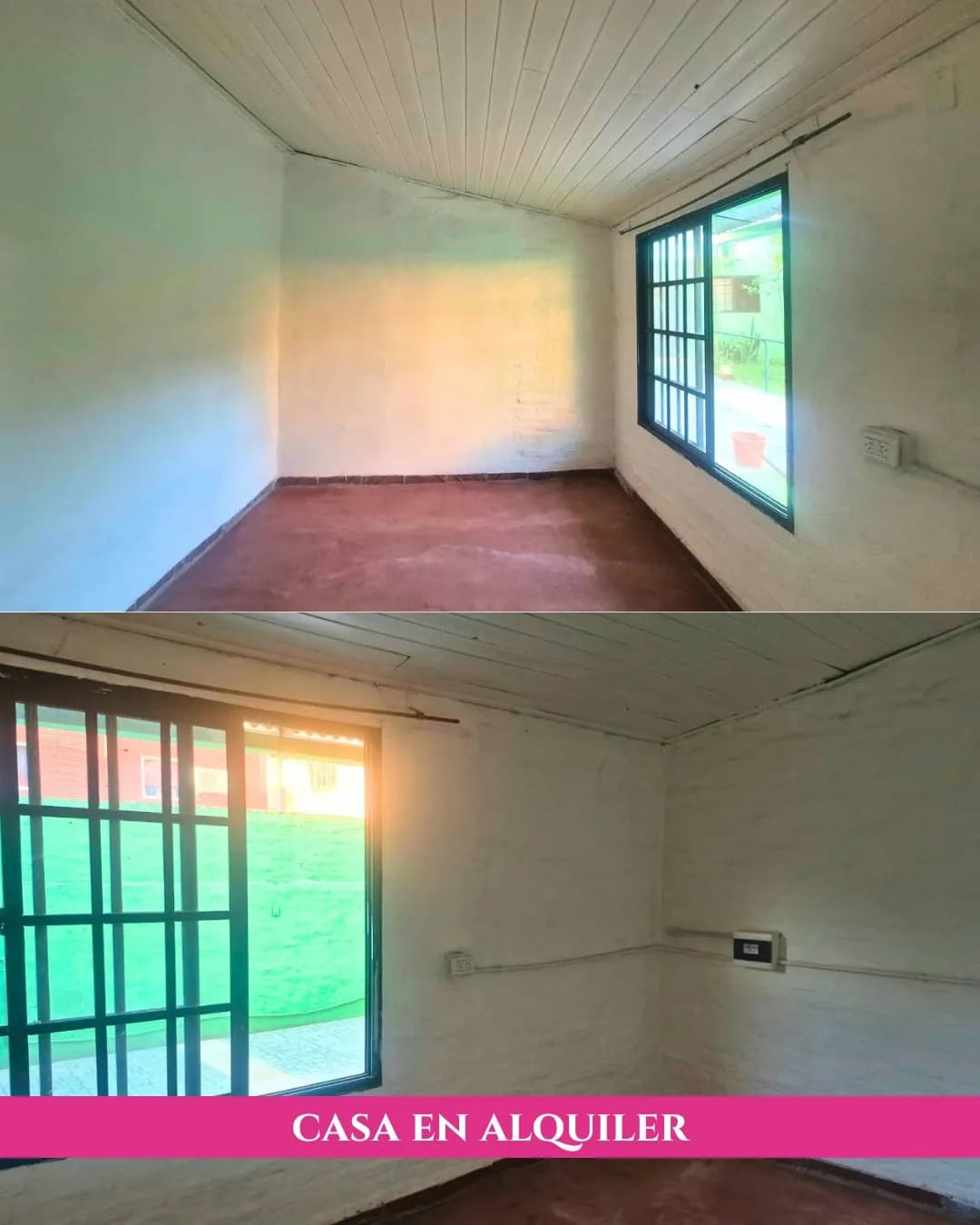 Casa en alquiler vacía y luminosa